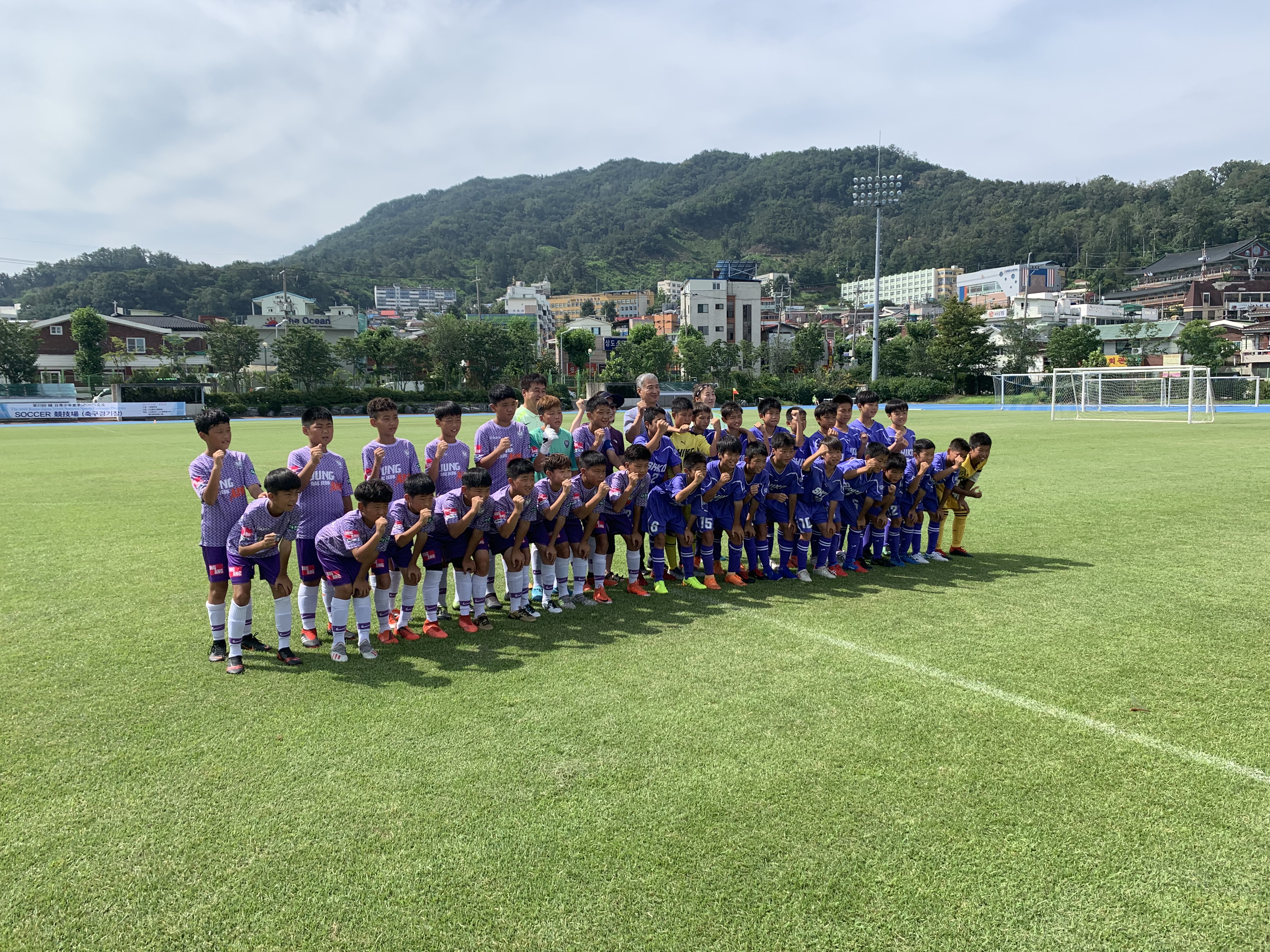 日韓スポーツ交流 韓国遠征 京都紫光サッカークラブ